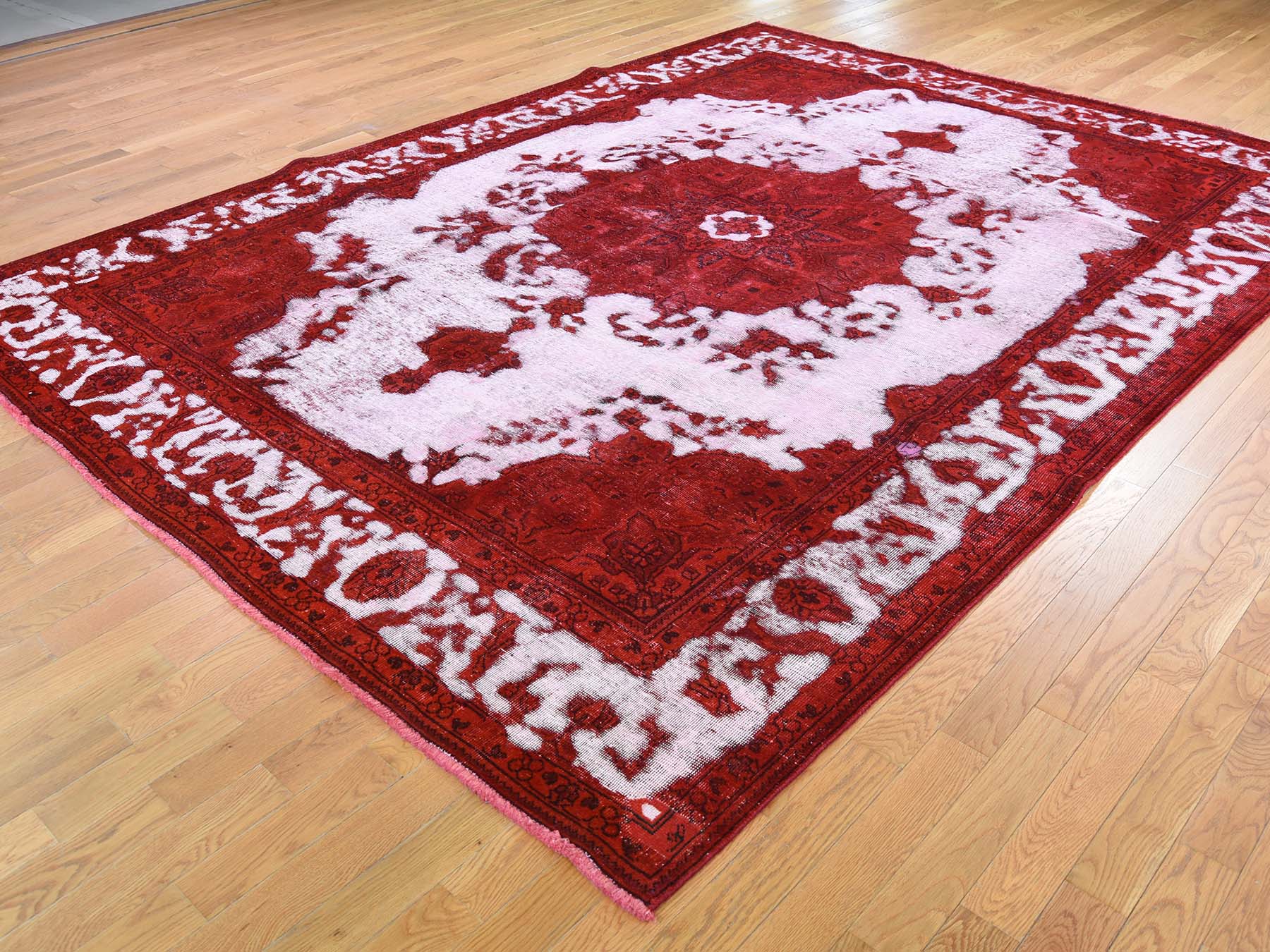 Overdyed & Vintage Rugs LUV414369